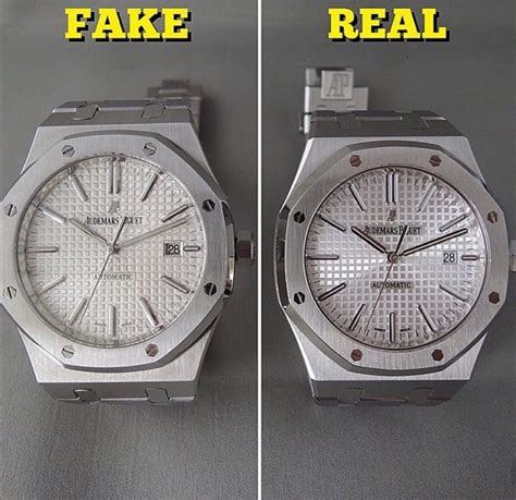 audemars piguet royal oak fake vs real